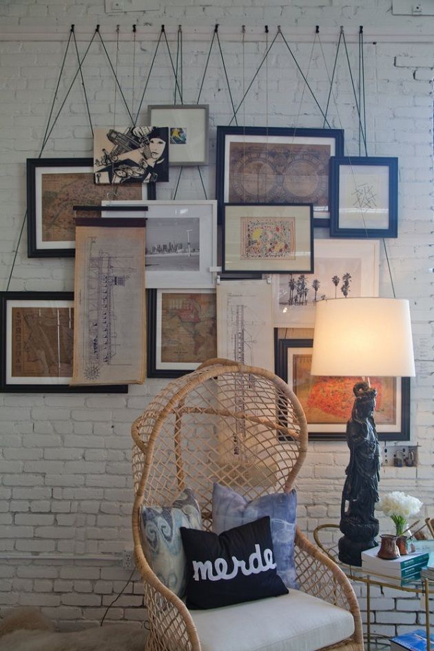 art hanging ideas   apartmenttherapy